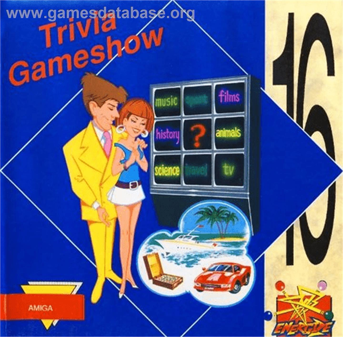 Trivia Game Show - Commodore Amiga - Artwork - Box